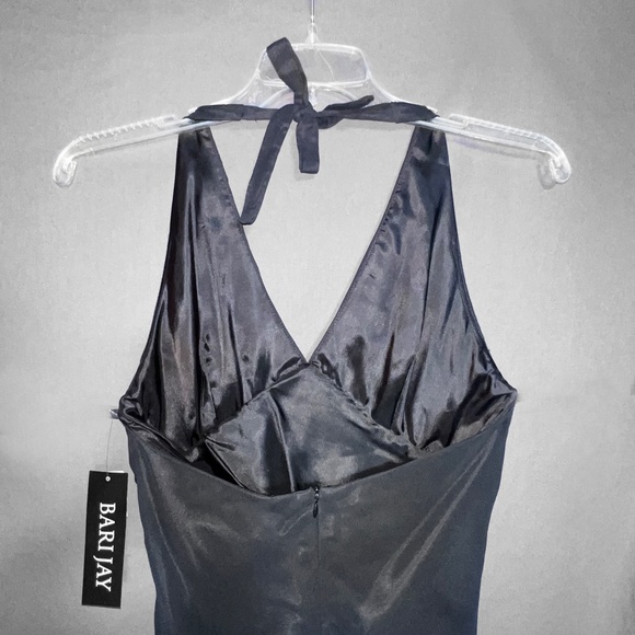 Black Halter Maxi Dress - Picture 6 of 10